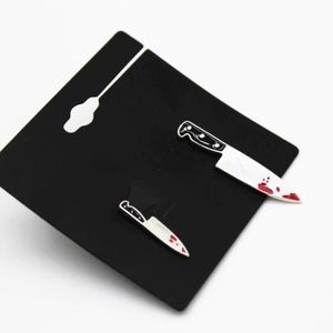 Bloody Knife Earring Set
